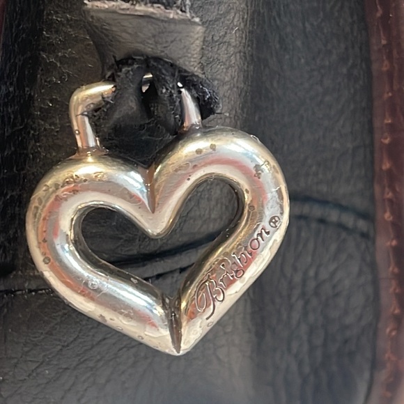 Brighton handbag Emma in Black and Chocolate - Picture 9 of 14